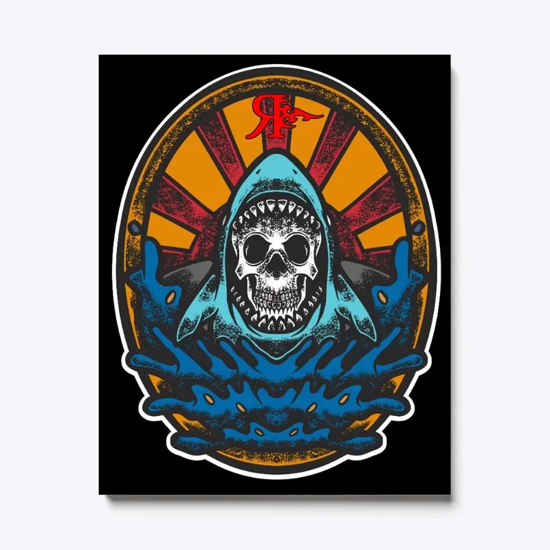 ROGUE SHARK & SKULL TATTOO ART