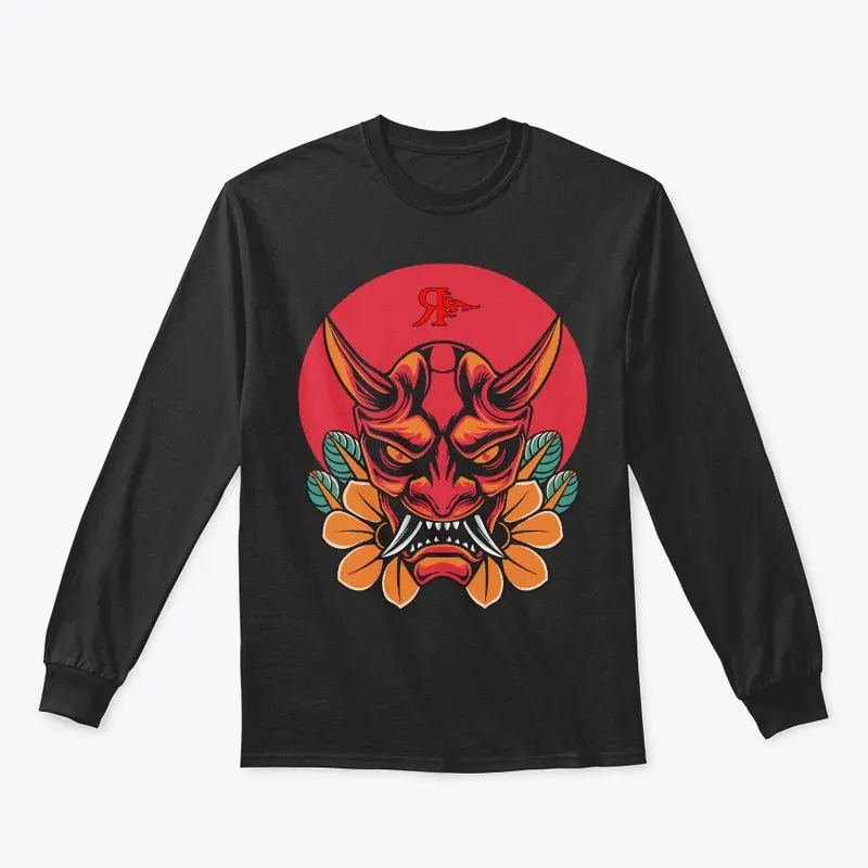 ROGUE JAPANESE ONI DEVIL MASK TATTOO ART