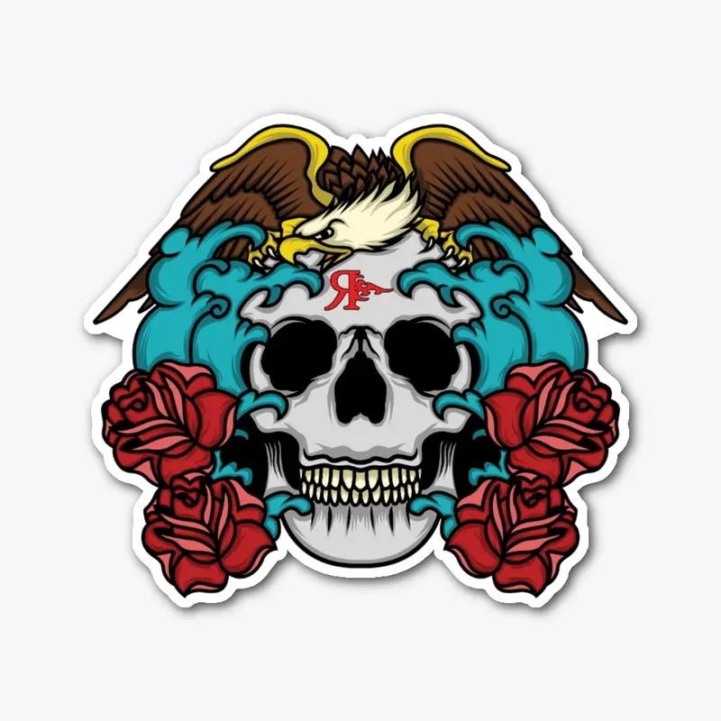 ROGUE SKULL & EAGLE TATTOO ART