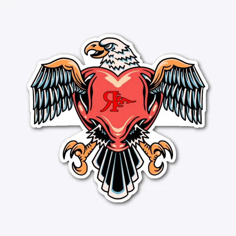 ROGUE LOVE EAGLE TATTOO ART